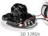 Видеокамера IP Trassir TR-D4121IR1 3.6-3.6мм цветная корп.:белый